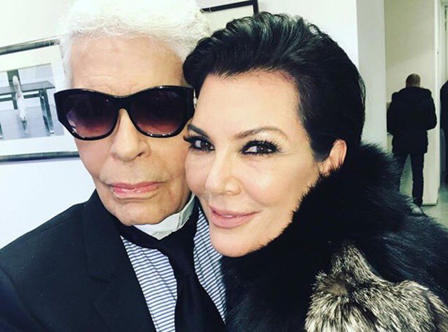 Karl Lagerfeld, Kris Jenner